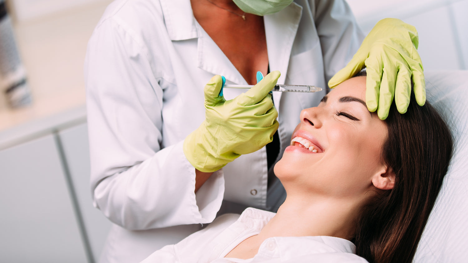 Injection for face rejuvenation to enhance skin elasticity and reduce wrinkles.