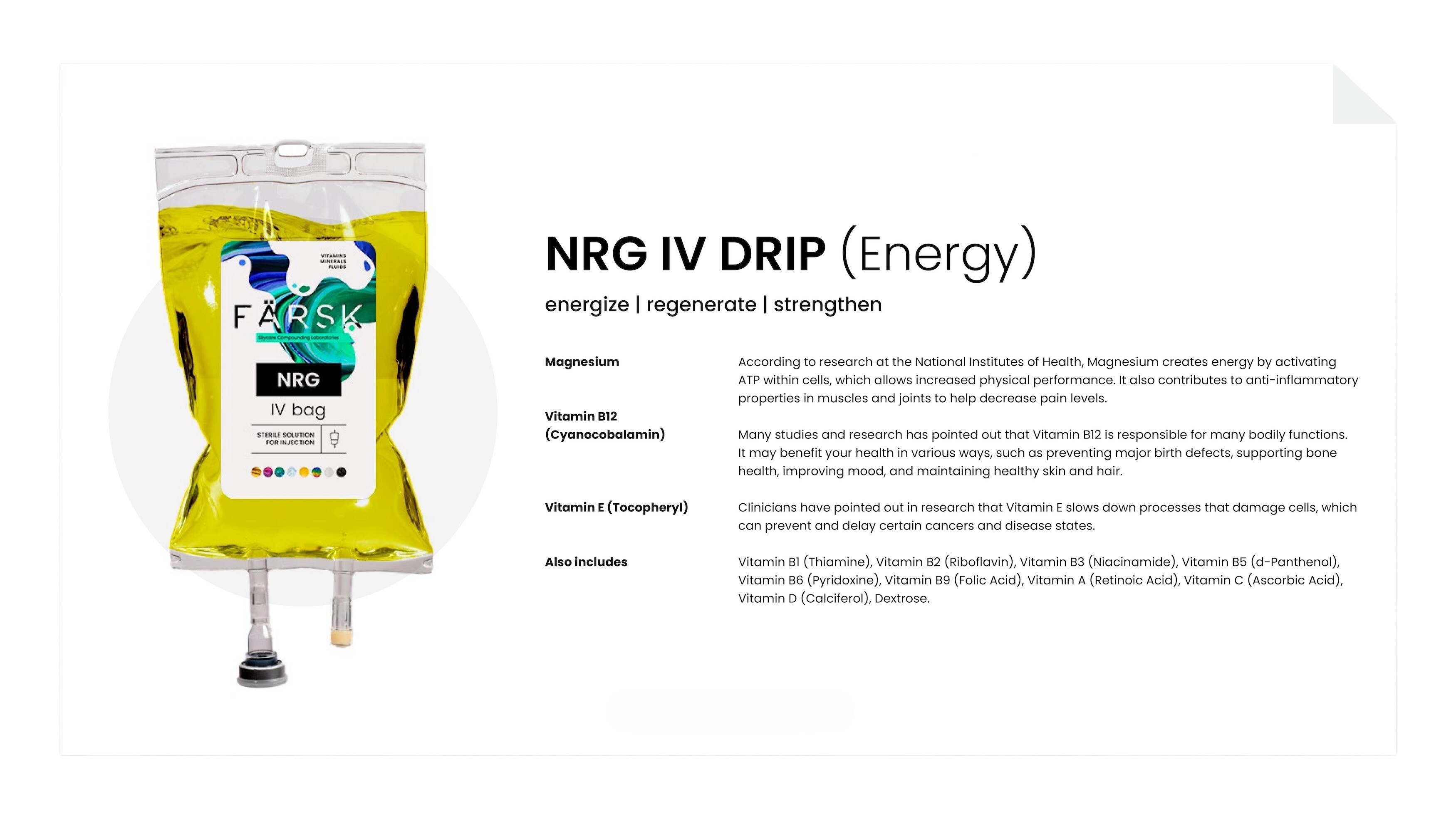 IV drip therapy for hydration and medical treatment.
